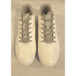 NEW UMBRO TOCCO II LEAGUE FG SOCCER CLEAT MENS US SZ 10.5 UK SZ 9.5 WHITE CHROME